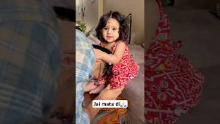 Mere ghar aai choti si kanjak 🥰 Jai mata di🙏🏻 babygirl [upl. by Nidya]