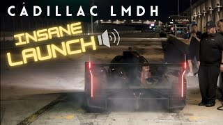 INSANE LAUNCH Cadillac LMDh 55 Liter V8 [upl. by Richards]