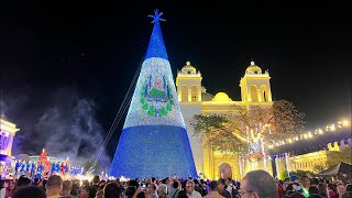 EN VIVO INAUGURACION del ÁRBOL y VILLA NAVIDEÑA en EL SALVADOR LLENO TOTAL  HeyObi [upl. by Aetnahs]