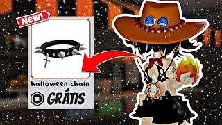 COMO PEGAR 18 ITENS GRÁTIS DE HALLOWEEN NO ROBLOX 🎃✨ [upl. by Monique]