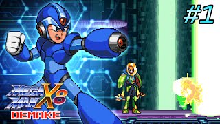 Jogando Mega Man X8 Demake versão Mobile  PARTE 1 Fan game [upl. by Caddaric]