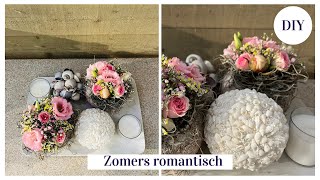 ROMANTISCH ZOMERS BLOEMSTUK 🌸💕  DIY Cursus Bloemschikken 156  Carlein Tukkers [upl. by Hazem]