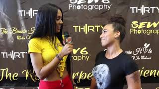 Randi Rossario interviews Nicole quotHoopzquot Alexander at Jabs Gym [upl. by Glori]