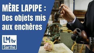 Des objets du bar de la mère Lapipe aux enchères [upl. by Lacie502]