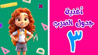 أغنية جدول الضرب للأطفال جدول الضرب ثلاثة 3  3 Times Table Song [upl. by Seamus699]