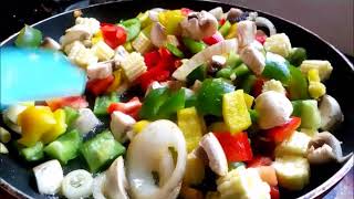 EASY TOSSED VEGETABLE SALAD [upl. by Oninrutas]