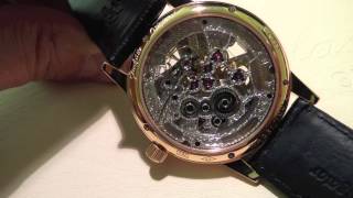 Glashütte Original Senator Moon Phase Skeleton LIVE [upl. by Ennazus]