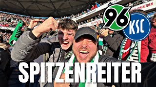 HANNOVER auf die EINS🔥 Hannover 96  Karlsruher SC Stadionvlog [upl. by Yneffit]