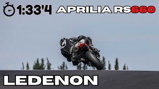 Circuit de Ledenon  Aprilia RS 660 13340  Piste  Track [upl. by Shamus]