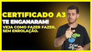 Como fazer o Certificado Digital A3 SISPASS do IBAMA [upl. by Aznerol]