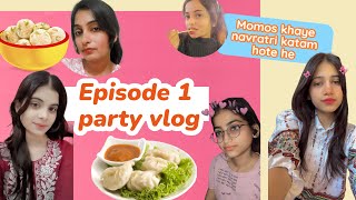 Navratri ktam hote he ki momos party 🥳🥳🥳🤩🤩💫💫viralvideo dailyvlog [upl. by Wicks423]