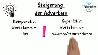 Steigerung der Adverbien [upl. by Lothaire]