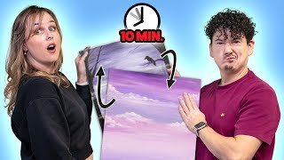 ELKE 10 MINUTEN RUILEN van SCHILDERIJ  Schilderen Challenge met Rick [upl. by Aimek]