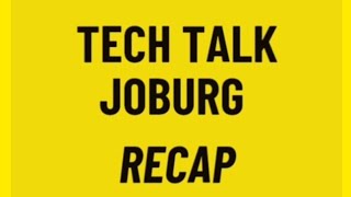 TechTalkJoburg Rewind  PhilsDrive [upl. by Enaht717]