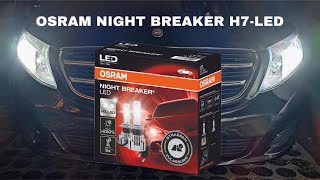 OSRAM NIGHT BREAKER LED H7  Výměna halogenové žárovky za legální LED Návod a test CZSK [upl. by Lavery]