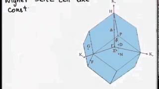 Mod01 Lec05 Reciprocal lattice II Brillouin zone and Braggs diffraction condition [upl. by Ball]