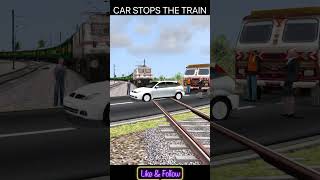 CAR STOPS THE TRAIN at Railroad Crossing  TRAIN SIMULATOR 2024  HintsGamerz [upl. by Richy222]