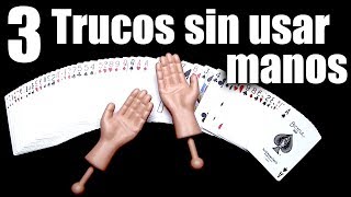 3 Trucos con cartas que puedes hacer sin usar tus manos  ChideeTv [upl. by Refinnaj]