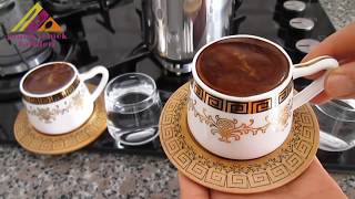 Türk Kahvesi Nasıl Yapılır Bol Köpüklü Türk Kahvesi how to make turkish coffee bon appetit [upl. by Meaghan719]