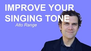 Singing Warm Up  How to Improve Your Tone  Alto Range [upl. by Aleacin357]