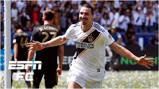 Zlatan Ibrahimovic scores two amazing goals in MLS debut  MLS Highlights [upl. by Berkly]