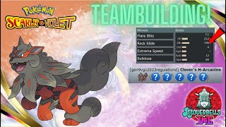 Lets TEAMBUILD with Hisuian Arcanine  Pokemon Scarlet amp Violet VGC  Regulation D [upl. by Jon]