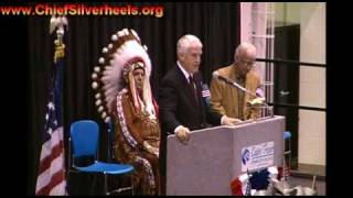 Chief Silverheels Prayer Native American Heritage Month Navajo Code Talker Veterans [upl. by Tiffa]