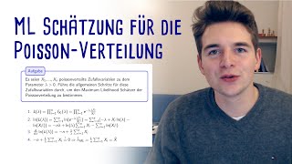 Was ist der Maximum Likelihood Schätzer der PoissonVerteilung 💡 [upl. by Yeta]