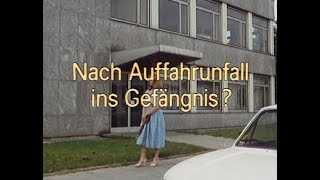 Verkehrsgericht 04 Nach Auffahrunfall ins Gefängnis  ZDF 1984 [upl. by Enyt]