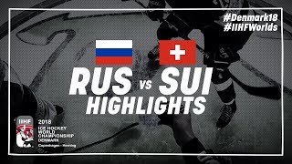 Game Highlights Russia vs Switzerland May 12 2018  IIHFWorlds 2018 [upl. by Lorimer]