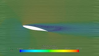 A Flow Case Study Transonic Air Flow Over NACA2213 Airfoil Using Overset Mesh [upl. by Naujuj180]