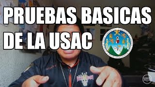 EXAMENES BASICOS DE LA USAC  CONSEJOSTIPS  DANIEL AROCHE [upl. by Gleeson]