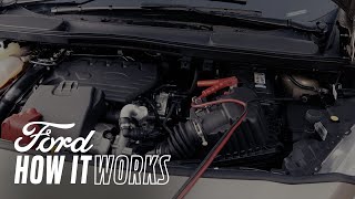 How to jumpstart a vehicle  How It Works  Ford UK [upl. by Mercola]