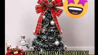 CHRISTMAS TREE IDEAS EASY DIY [upl. by Mohorva]