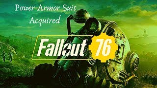 POWER ARMOR IN MORGANTOWN FALLOUT 76 [upl. by Anelrac]