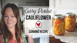 Curry Pickled Cauliflower [upl. by Eelanaj]