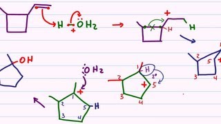 Hydride Shift Ring Expansion Carbocation Rearrangement ALL IN ONE Example [upl. by Aplihs]