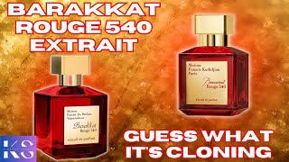 BARAKKAT ROUGE 540 EXTRAIT REVIEW  GUESS WHAT ITS CLONING [upl. by Vescuso]