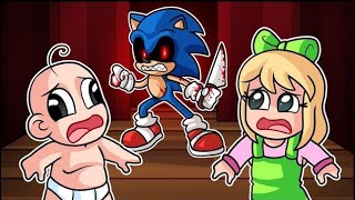 ¡ESCAPA DE SONIC EXE 💀😱 MOMENTOS DIVERTIDOS [upl. by Ylenaj]