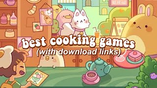 BEST COOKING GAMES TO PLAY part 2 🍳 [upl. by Assiron]