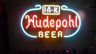 Hudepohl Beer 14K Vintage Neon Sign [upl. by Harragan]