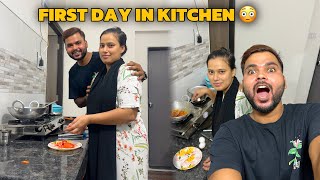 Nikki ka First day In Kitchen after Baby Delivery 😳 [upl. by Eidua913]