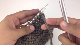 Knitting 101 The Stockinette Stitch for Beginners 6 of 7 [upl. by Akirdnuhs]