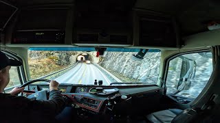 Nesbyen and Oslo CV Truck Driving Norway 4K60 Volvo FH540 [upl. by Weig497]