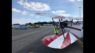 Fly in en airshow voor 100 jaar Antwerpse luchthaven [upl. by Aloibaf647]