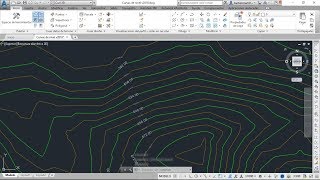 Creación de curvas de nivel en AutoCAD Civil 3D 2018 aplica a Civil 3D 2018 hasta 2025 [upl. by Chaffin]