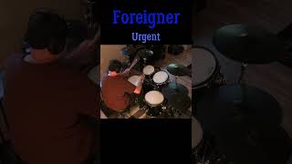 Foreigner  Urgent Drum Cover shorts drumcover foreigner urgent 80s vad506 moisesapp [upl. by Modeste]