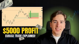 How I Made 5000 in One EURUSD Trade  Complete Breakdown amp Strategy [upl. by Kcirevam]