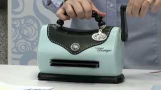 Introducing the Texture Boutique™ Embossing Machine  Sizzix [upl. by Hanako]