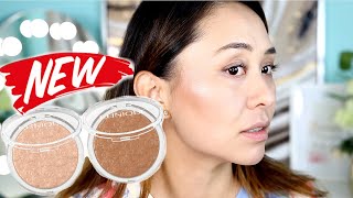 CLINIQUE POWDER POP FLOWER BRONZER AND HIGHLIGHTER REVIEW [upl. by Aerehs]